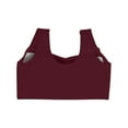 thumbnail image 4 of UoCefik Zenchic Bras for Seniors Seamless Wireless Posture Correcting Push Up Bra Anti Sagging Full Coverage Ice Silk Bra Wine X-Large, 4 of 4