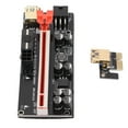 thumbnail image 2 of Tarjeta adaptadora vertical PCIE 1X a 16X Fácil operación 4 condensadores FP Alta eficiencia de conversión PCI E Riser, 2 of 14