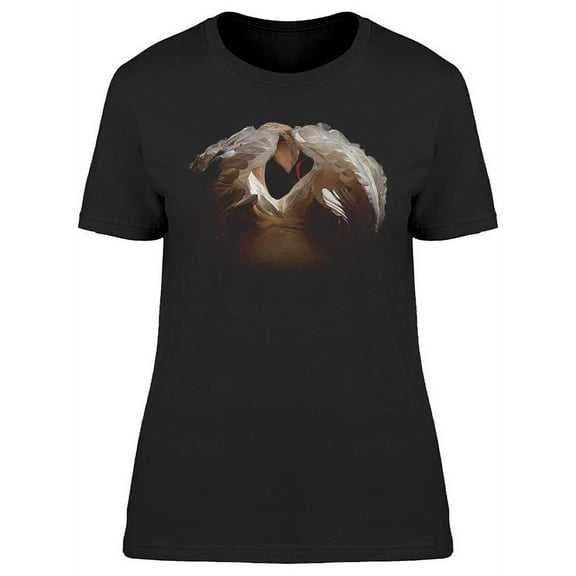 Proud Looking Swan Portrait T-Shirt Women -Image by Shutterstock, Female Small