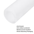 thumbnail image 4 of Uxcell 2 Pcs Foam Tube Sponge Protective Sleeve Heat Preservation Polyethylene Foamed Cotton White 1.1" x 1.53", 4 of 5