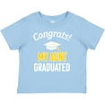thumbnail image 3 of Inktastic Congrats My Aunt Graduated with Cap Boys or Girls Baby T-Shirt, 3 of 5