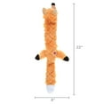 thumbnail image 5 of SPOT Skinneeez Extreme Quilted Stuffing Free Fox Dog Toy, 23", 5 of 5