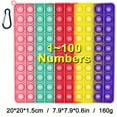 thumbnail image 5 of 20.07cm/7.9in 1~100 Numbers Push Pop Bubble Fidget Sensory Educational Pop Toys, Math Teaching Pop Toys For Preschool Kids Students Teachers, 5 of 5
