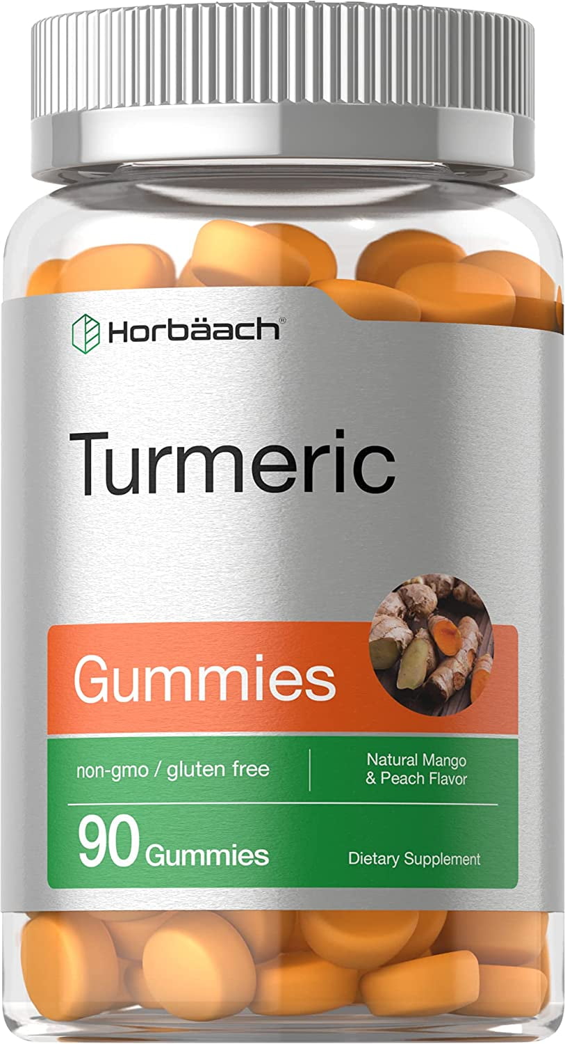 Buy Turmeric Curcumin Gummies with Ginger 90 Count Mango & Peach