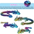 thumbnail image 5 of 3D Printed Dragon Easter Eggs, Cool 3D Printer Articulated Crystal Dragon Toys , Surprise Animals Figurines Fidget Dinosaur Eggs Toys, 5 of 8