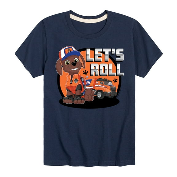 Paw Patrol - Let's Roll Zuma - Toddler And Youth Short Sleeve Graphic T-Shirt