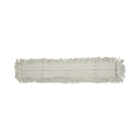 Boardwalk Mop Head Dust Cotton/Synthetic Fibers 48 x 5 White 1648