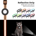 thumbnail image 5 of Airtag Cat Collar, Air tag Cat Collar with Bell and Safety Buckle in 3/8" Width, Reflective Collar with Waterproof Airtag Holder Compatible with Apple Airtag for Cat Dog Kitten Puppy, 5 of 7