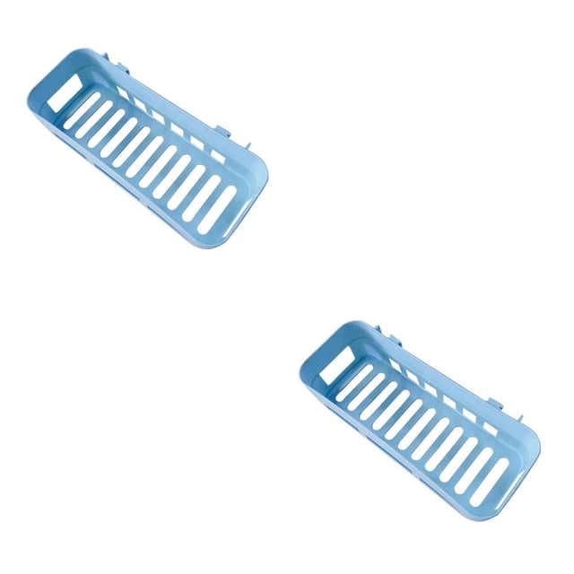 kurtrusly 4 Colors Shower Shelf Bathroom Shampoo Shower Shelf Holder Kitchen Storage Rack Organizer Home Decoration Bathroom blue 2Set