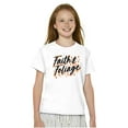thumbnail image 4 of Cute Fall Autumn Faith and Foliage Girls Kids T Shirt Tees Teen Brisco Brands M, 4 of 6