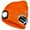 Orange, variant on Zukuco Bluetooth Beanie Hats with Light, LED Beanie with Bluetooth Headphones Built-in Stereo Speaker, LED Hat for Men Women Dad Running Hiking