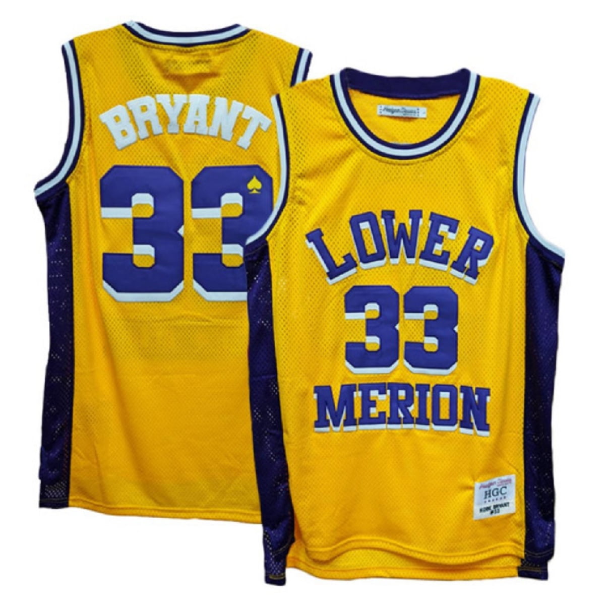 Kobe Bryant 33 Lower Merion High School Black Basketball Jersey