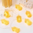 thumbnail image 4 of Inteprter Eid Mubarak Lámpara Exquisita Hollow-out Ramadan Decoraciones Cadenas de iluminación para Bar Dormitorio Puerta Ventana Kits de decoración para fiestas Inteprter HA061923-00, 4 of 6