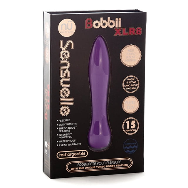 Nu Sensuelle Bobbii Flexible Vibe Xlr8 Turbo Boost - Violet