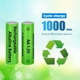 thumbnail image 2 of DFITO 1.5V Alkaline AA Rechargeable Battery Cell, 16PCS, 2 of 7