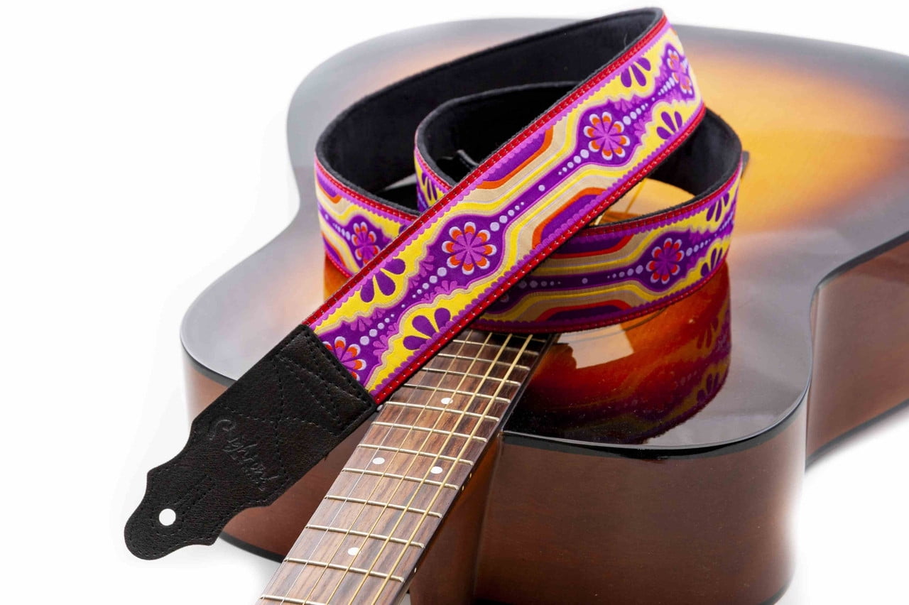 RightOn! Straps Standard Plus Laurel Guitar Strap Purple