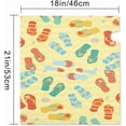 thumbnail image 6 of Mailbox Covers Magnetic Flip Flops Post Letter Box Cover Wrapped Anti-UV and Reusable with Standard Size 21×18 Inch Beach Sand Colorful Cool Summer Slipper Fashion,Postbox Letterbox Cover, 6 of 6