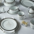 thumbnail image 4 of Noritake Crestwood Platinum Large Oval Serving Platter, 4 of 5