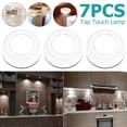 thumbnail image 1 of Lieonvis 7 Uds Luz Nocturna Inalámbrica LED Alimentada por Batería Lámpara Táctil LED Luz de Empuje Inalámbrica Luz Táctil Inalámbrica Luz LED Táctil Activada Encendido/apagado Luces Nocturnas para Armarios Gabinetes Cou, 1 of 7