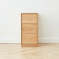 thumbnail image 2 of Solid Oak Bedside Table Storage Cabinet for Living Room - Free-Standing Corner Cabinets Storage Table, 2 of 9