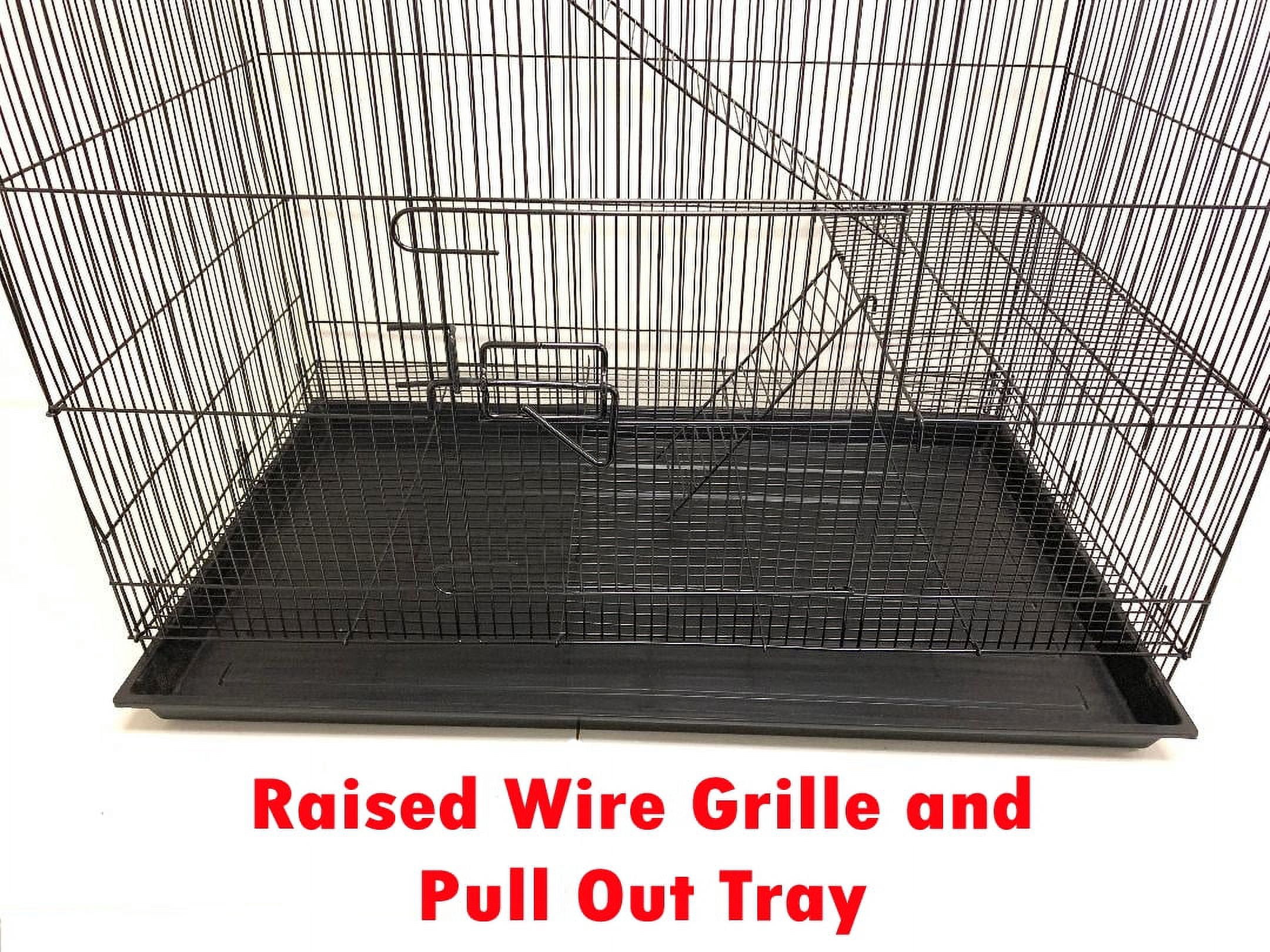 X-LARGE 36" Multi-Floors Small Animals Critters Rats Mice Hamster Gerbil Mouse Habitats Cage Tight 3/8-Inch Bar Spacing For Guinea Pig Ferret Chinchilla Sugar Glider Hedgehog Squirrel Rodent Degu