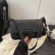 thumbnail image 2 of Women Bag PU Leather Armpit Bag Trendy Handbag Fashion Commuting Bag Solid Color Underarm Bag Retro Shoulder Bag White, 2 of 4