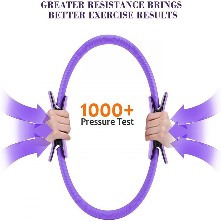 Anneau Pilates Violet HONMEET – Cercle De Fitness Antidérapant Pour Tonifier Cuisses, Bras & Taille, Idéal Femmes