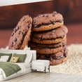 thumbnail image 2 of Peel and Stick Wallpaper Chocolate chip cookies sackcloth wood table for your Modern Art Wall Mural Decor Self Adhesive and Removable 69in x 98in, 2 of 8