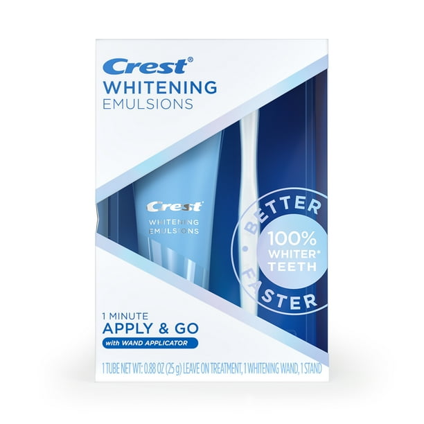 Crest Whitening Emulsions Leaveon Teeth Whitening Treatment with