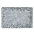 thumbnail image 5 of Better Trends 24" x 40" Premium Bathroom Rug 100% Cotton, Ultra Soft Bath Mat, Water Absorbent, Non-Slip Ruffle Border (Silver) Shaggy Border Collection, 5 of 5