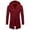Wine Red, variant on Baqcunre Hoodies For Men Hooded Trench Fashion Mens Blouse Long Cardigan Solid Jacket Outwear Sleeve Coat Men'S Coats Jackets Sweatshirts For Men Tops For Men Green M