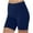 Navy, variant on Workout Biker Shorts Women -5" High Waisted Tummy Control Spandex Shorts for Yoga Dance Black S