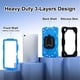 thumbnail image 3 of Funda Resistente a Golpes para Samsung Galaxy Tab A11, Funda Protectora de Silicona + Capa de PC con Rotación de 360°, Asa Cuadrada y Correa para el Hombro, Azul, para Galaxy Tab A11, 3 of 8