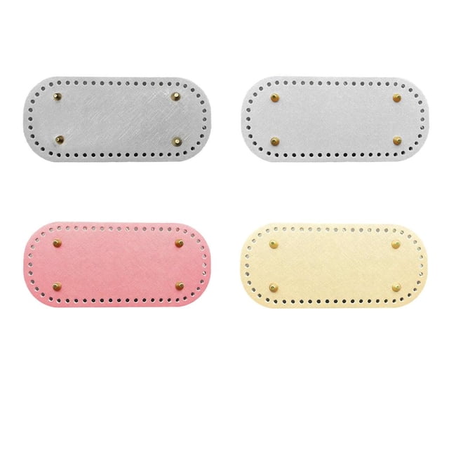 Almohadilla Inferior de Cuero para Bolsos de Bricolaje para Hacer Bolsos Rosa Yinane fondos de bolsas para crochet