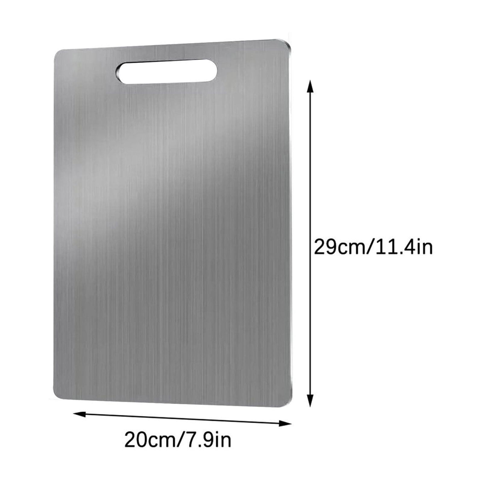 Titanium Cutting Board, 2025 Double Sided 100% Pure Titanium Cutting Boards for Kitchen, Food-Grade Chopping Board Cutting Mat for Home Kitchen Cooking, Easy to Clean and Storage (12 * 8in)