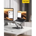 thumbnail image 2 of Lamicall Adjustable Laptop Stand for Desk - [360&Acirc;&deg; Rotatable] Foldable Ergonomic Computer Stand, Aluminum Laptop Riser for Office Home fits MacBook, 2 of 7