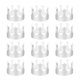 thumbnail image 1 of Uxcell 12 Pcs Coronas de Papel Corona de Foil Plateado para Cumpleaños, Estilo de Puntos Estelares, 1 of 6