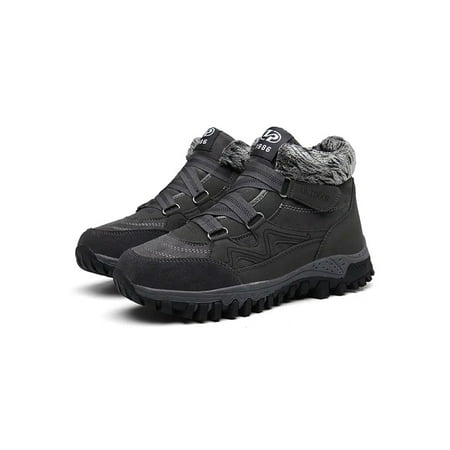 

Ferndule Womens Hiking Walking Boots Ankle Plush Lined Winter Warm Anti-Slip Outdoor Shoes High Trail Trekking Lace Up Shoes Trainers for Ladies