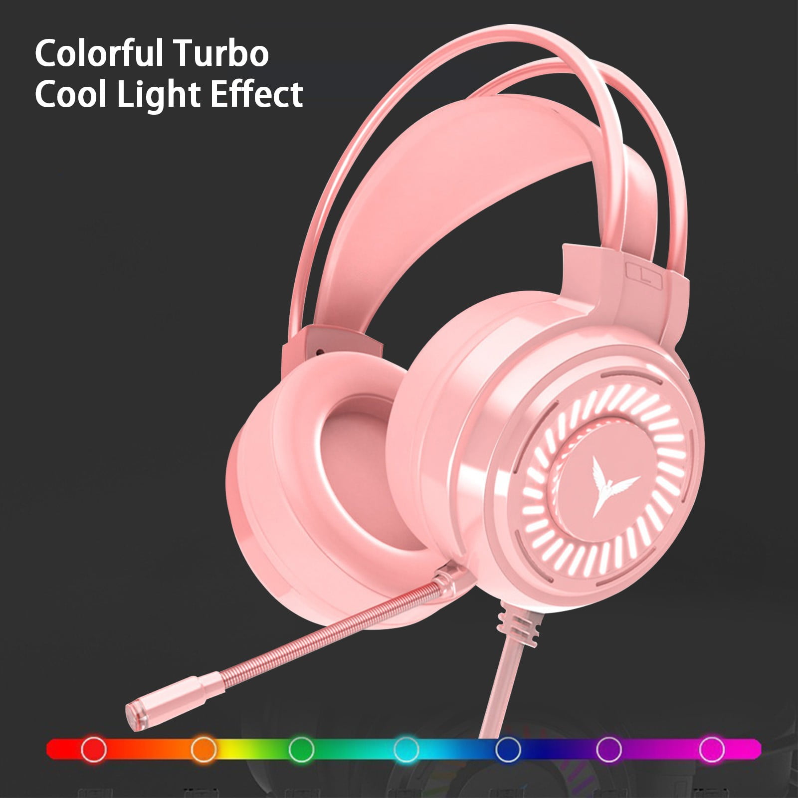 Gmogad Gaming Headset for PS4, PS5, PC, Xbox One, Over Ear Headphones with Surround Sound, Wired 3.5mm Headphones, Lightweight Comfortable Earmuffs for Switch Laptop Mobile