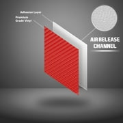 EZAUTOWRAP 4D Carbon Fiber Textured Gray Semi Gloss Car Vinyl Wrap Sticker Decal Film Sheet Decoration With Air Release Techology