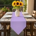 thumbnail image 6 of Minimalist Solid Color Table Runner 90 Inches Long Pure Lavender Purple Simple Table Runners for Dining Room Tabletop Dresser Scarf Home Party Banquet Wedding Holiday Decoration, 6 of 9