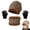 Khaki, variant on Monebena 3Pcs Kids Winter Beanie Hat Scarf Gloves Set for 5-12 Years Old Boys Girls, Beanie Scarf Gloves Set M01