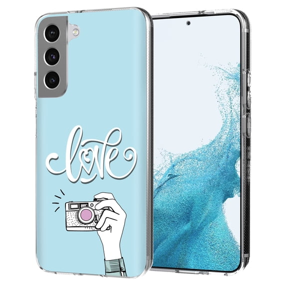 TalkingCase Slim Case Cover Compatible for Samsung Galaxy S22 Plus+ 5G, Love Photography Print, Lightweight,Flexible,Soft, USA