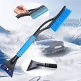 thumbnail image 2 of Cepillo quitanieves, raspador de hielo, pala quitanieves para coche, raspador de coche 2 en 1, herramienta quitanieves, remoción de nieve, 2 of 5