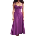 thumbnail image 1 of Vestido De Mujer Color SóLido Sin Mangas Vendaje Fiesta Vestido De Una LíNea Para CóCtel Discoteca Playa, 1 of 4