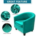 thumbnail image 3 of LINLIN Tub Chair Covers, Stretch Tub Chair Cover, Couch Covers Removable Furniture Protector for Living Room, 3 of 8