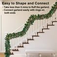 thumbnail image 7 of 3Pcs 10ft Berry & Pinecone Garland, Multicolor LED Lights with Remote for Mantle, Staircase, and More, 7 of 7