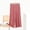 Watermelon Red, variant on SBYOJLPB Women's Capris Casual Solid Color Elastic Waist Straight Leg Pants