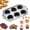 Gray, variant on Squeeze Silicone Muffin Molds, 6/12 Cups Push-to-Release Non-Stick Reusable, Silicone Muffin Pans for Baking, Easy Pop Out for Muffins, Cupcakes, Egg Bites