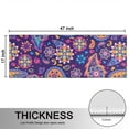 thumbnail image 5 of Kitchen Rugs Sets Of 2,Purple Paisley and Floral Pattern Anti Fatigue Kitchen Mat Rugs Non Slip Washable,Decorative Kitchen Floor Mats for Kitchen,Sink,Laundry,17"X47", 5 of 5